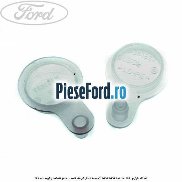 Set arc reglaj saboti, pentru roti simple Ford Transit 2000-2006 2.4 TDE 115 cp FXFA diesel