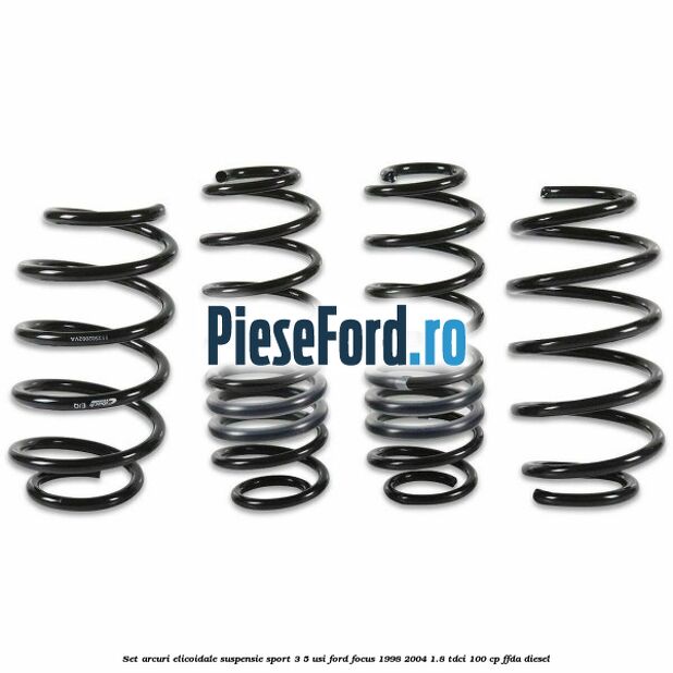 Set arcuri elicoidale suspensie sport 3/5 usi Ford Focus 1998-2004 1.8 TDCi 100 cp FFDA diesel