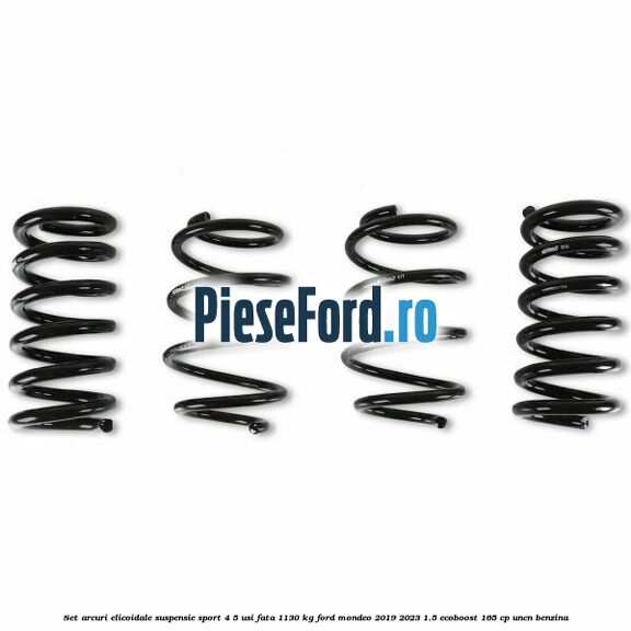 Set arcuri elicoidale suspensie sport 4/5 usi fata 1130 kg Ford Mondeo 2019-2023 1.5 EcoBoost 165 cp Set arcuri elicoidale suspensie sport 4/5 usi fata 1130 kg Ford Mondeo 2019-2023 1.5 EcoBoost 165 cp UNCN benzina