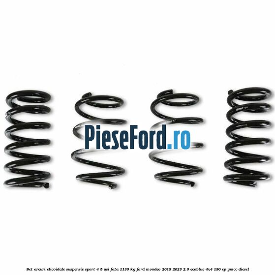 Set arcuri elicoidale suspensie sport 4/5 usi fata 1130 kg Ford Mondeo 2019-2023 2.0 EcoBlue 4x4 190 cp YMCC diesel