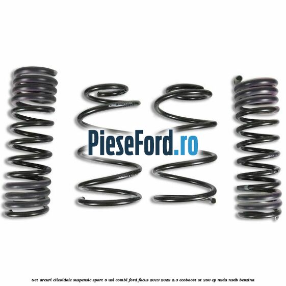 Set arcuri elicoidale suspensie sport 5 usi combi Ford Focus 2019-2023 2.3 EcoBoost ST 280 cp N3DA, N3DB benzina