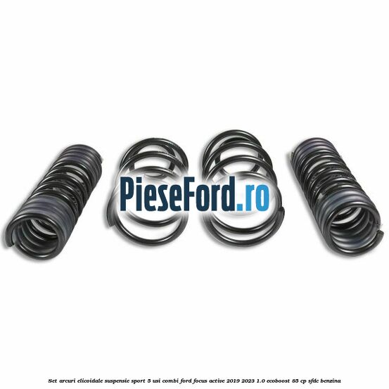 Set arcuri elicoidale suspensie sport 5 usi combi Ford Focus Active 2019-2023 1.0 EcoBoost 85 cp SFDC benzina