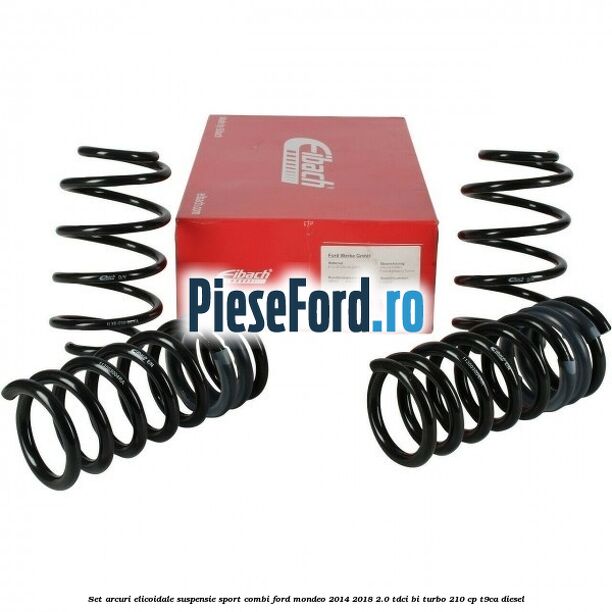 Set arcuri elicoidale suspensie sport combi Ford Mondeo 2014-2018 2.0 TDCi Bi-Turbo 210 cp T9CA diesel