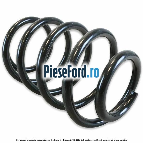 Set arcuri elicoidale suspensie sport EIBACH Ford Kuga 2016-2018 1.5 EcoBoost 120 cp BNMA, BNMB, BNMC benzina