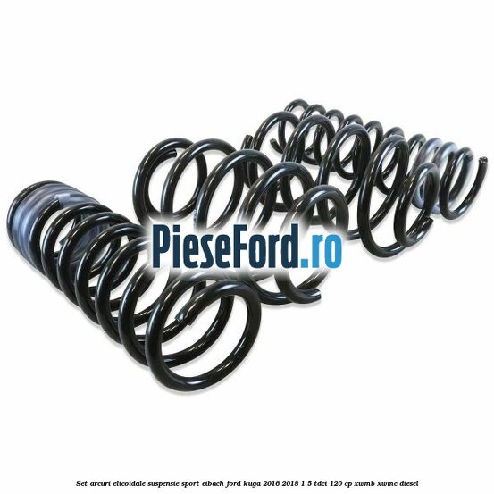 Set arcuri elicoidale suspensie sport EIBACH Ford Kuga 2016-2018 1.5 TDCi 120 cp XWMB, XWMC diesel