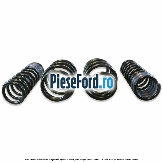Set arcuri elicoidale suspensie sport EIBACH Ford Kuga 2016-2018 1.5 TDCi 120 cp XWMB, XWMC diesel