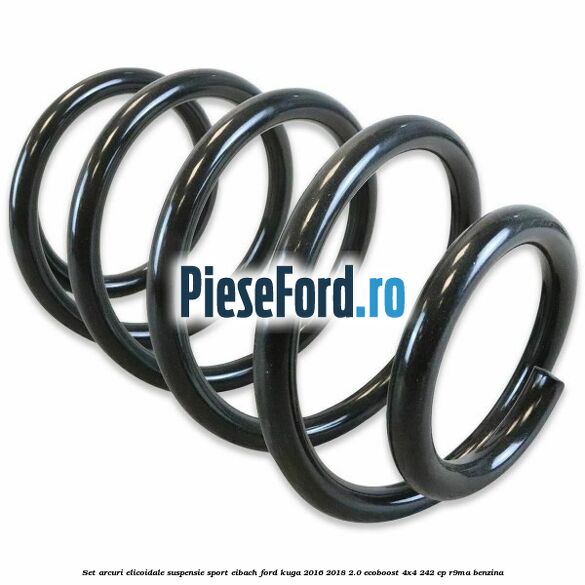 Set arcuri elicoidale suspensie sport EIBACH Ford Kuga 2016-2018 2.0 EcoBoost 4x4 242 cp R9MA benzina