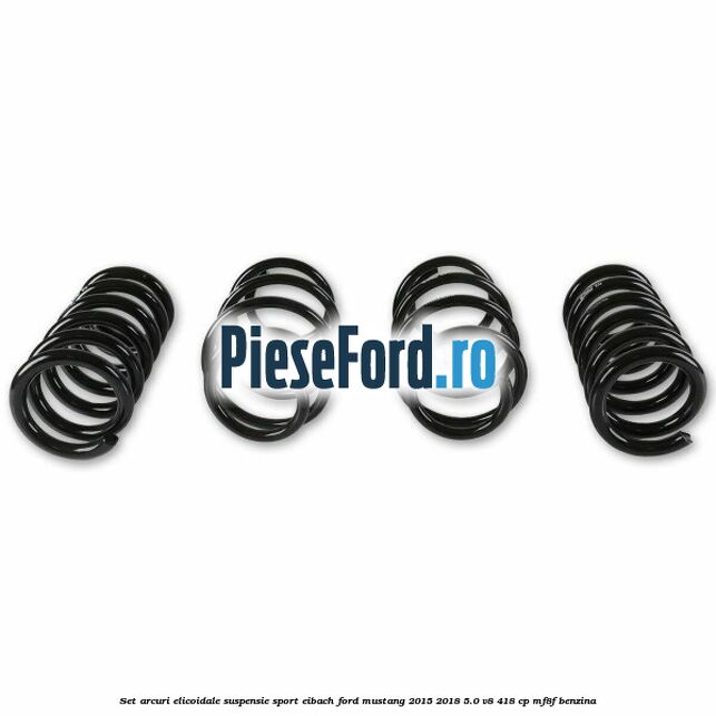 Set arcuri elicoidale suspensie sport EIBACH Ford Mustang 2015-2018 5.0 V8 418 cp MF8F benzina