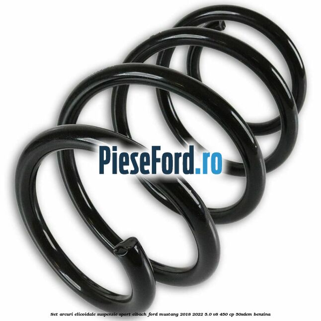 Set arcuri elicoidale suspensie sport EIBACH Ford Mustang 2018-2022 5.0 V8 450 cp 50SDEM benzina