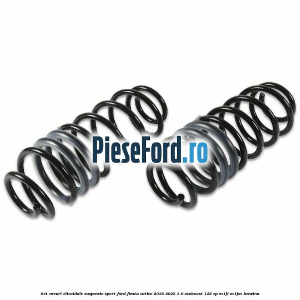 Set arcuri elicoidale suspensie sport Ford Fiesta Active 2018-2023 1.0 EcoBoost 125 cp M1JL, M1JM benzina