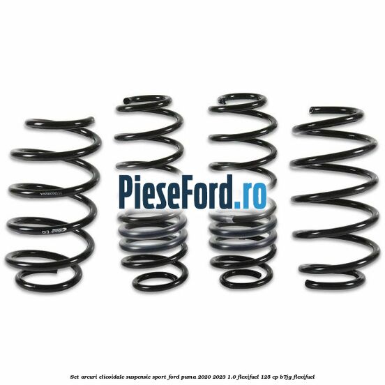 Set arcuri elicoidale suspensie sport Ford Puma 2020-2023 1.0 Flexifuel 125 cp B7JG Flexifuel