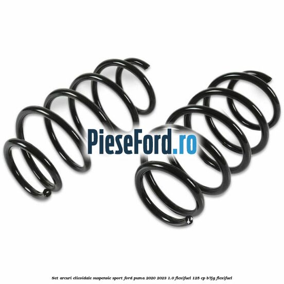Set arcuri elicoidale suspensie sport Ford Puma 2020-2023 1.0 Flexifuel 125 cp B7JG Flexifuel