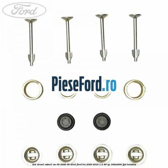 Set arcuri saboti an 09/2008-05/2010 Ford Ka 2009-2016 1.2 69 cp 169A4000, FP4 benzina