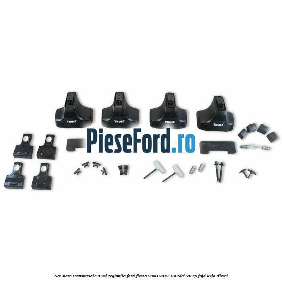 Set bare transversale 3 usi reglabile Ford Fiesta 2008-2012 1.4 TDCi 70 cp Set bare transversale 3 usi reglabile Ford Fiesta 2008-2012 1.4 TDCi 70 cp F6JD, KVJA diesel