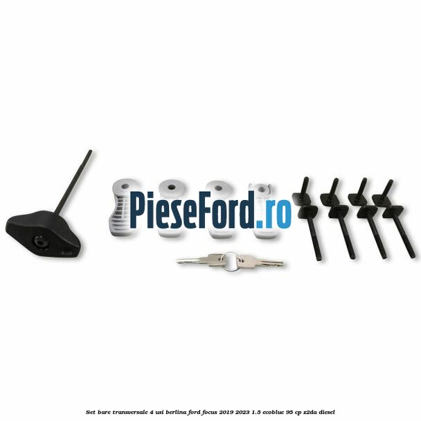 Set bare transversale 4 Usi berlina Ford Focus 2019-2023 1.5 EcoBlue 95 cp Z2DA diesel
