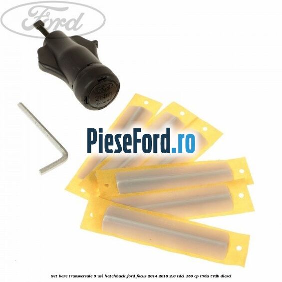 Set bare transversale 5 usi hatchback Ford Focus 2014-2018 2.0 TDCi 150 cp T7DA, T7DB diesel