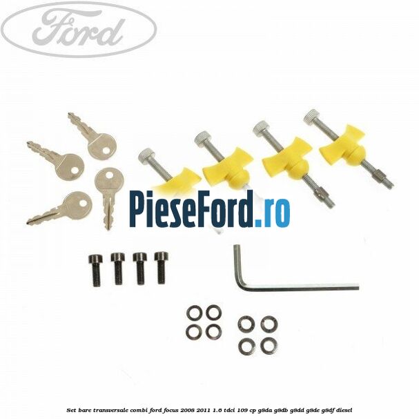 Set bare transversale combi Ford Focus 2008-2011 1.6 TDCi 109 cp Set bare transversale combi Ford Focus 2008-2011 1.6 TDCi 109 cp G8DA, G8DB, G8DD, G8DE, G8DF diesel