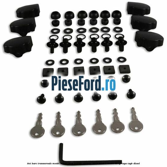 Set bare transversale model 3 bare Ford Transit Connect 2013-2018 1.6 TDCi 95 cp TZGA, TZGB diesel