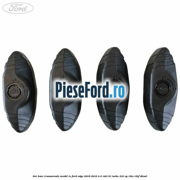 Set bare transversale model RS Ford Edge 2016-2018 2.0 TDCi Bi-Turbo 210 cp T9CE, T9CF diesel