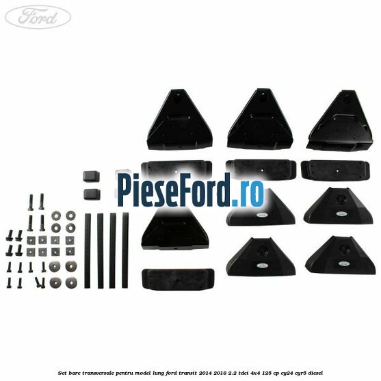 Set bare transversale pentru model lung Ford Transit 2014-2018 2.2 TDCi 4x4 125 cp Set bare transversale pentru model lung Ford Transit 2014-2018 2.2 TDCi 4x4 125 cp CY24, CYR5 diesel
