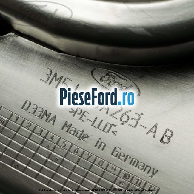 Set bavete noroi fata Ford Focus C-Max 2003-2007 2.0 TDCi 133 cp G6DC, G6DE, G6DF diesel