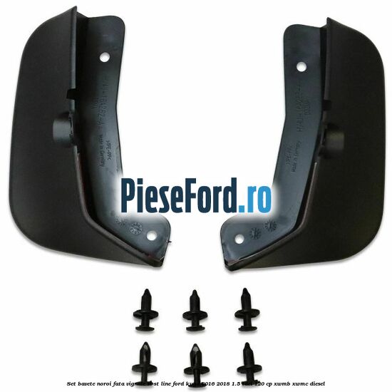 Set bavete noroi fata Vignale si ST-line Ford Kuga 2016-2018 1.5 TDCi 120 cp XWMB, XWMC diesel