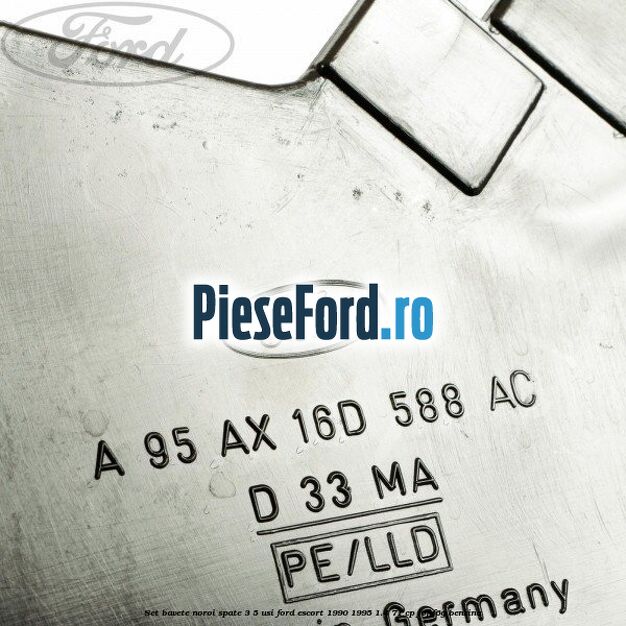 Set bavete noroi spate 3/5 usi Ford Escort 1990-1995 1.4 71 cp F6F, F6G benzina