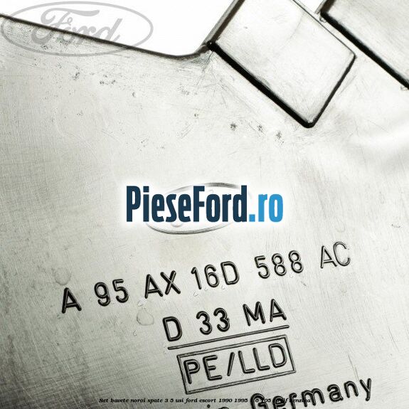 Set bavete noroi spate 3/5 usi Ford Escort 1990-1995 1.6 105 cp LJF benzina