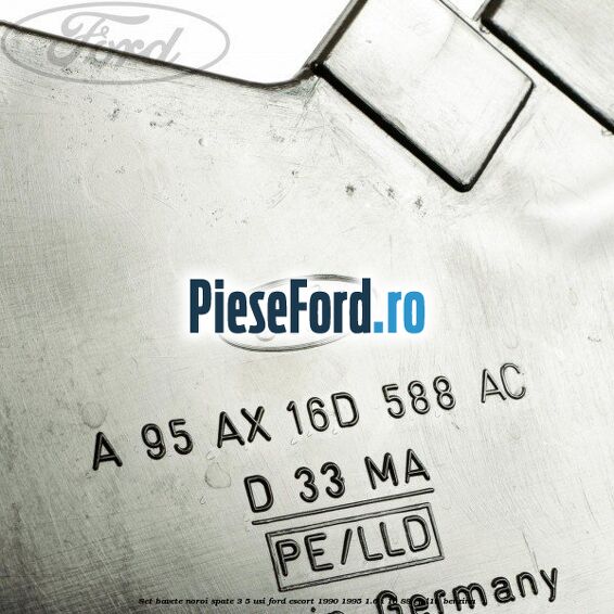 Set bavete noroi spate 3/5 usi Ford Escort 1990-1995 1.6 i 16 88 cp L1H benzina