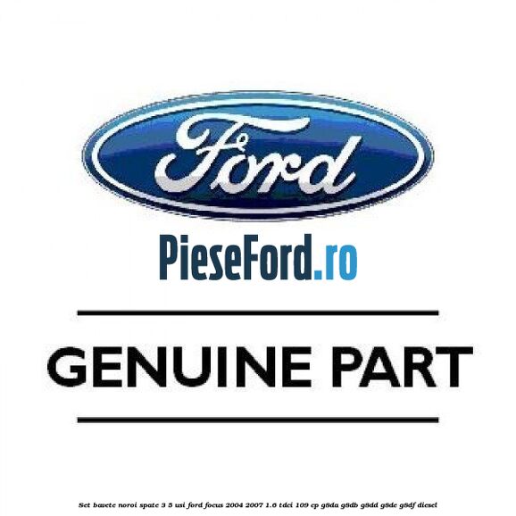 Set bavete noroi spate 3/5 usi Ford Focus 2004-2007 1.6 TDCi 109 cp G8DA, G8DB, G8DD, G8DE, G8DF diesel
