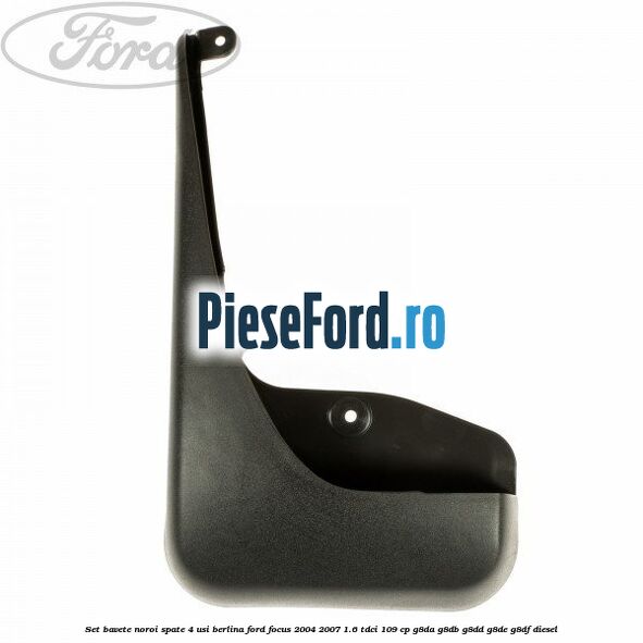 Set bavete noroi spate 4 usi berlina Ford Focus 2004-2007 1.6 TDCi 109 cp Set bavete noroi spate 4 usi berlina Ford Focus 2004-2007 1.6 TDCi 109 cp G8DA, G8DB, G8DD, G8DE, G8DF diesel