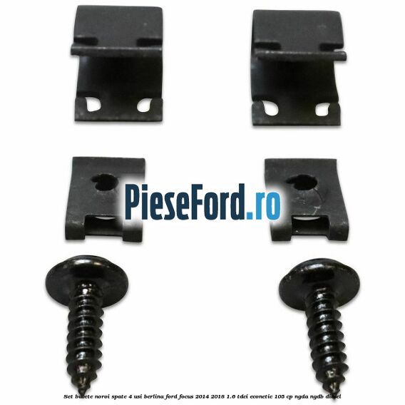 Set bavete noroi spate 4 usi berlina Ford Focus 2014-2018 1.6 TDCi ECOnetic 105 cp NGDA, NGDB diesel