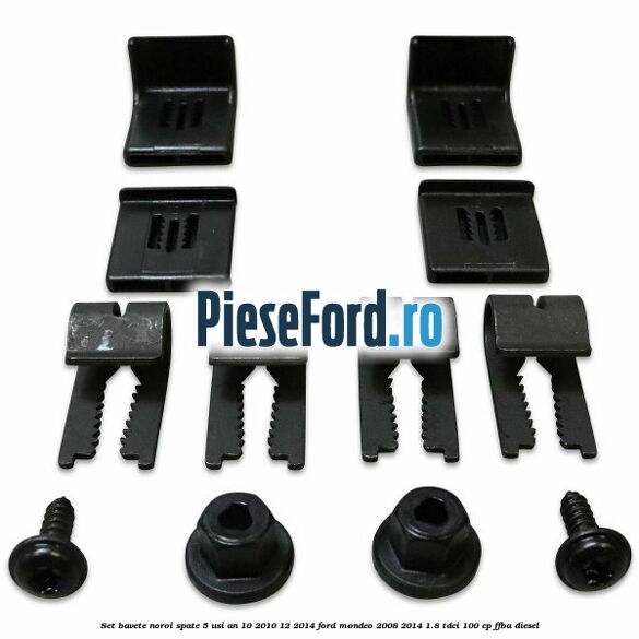 Set bavete noroi spate 5 usi an 10/2010-12/2014 Ford Mondeo 2008-2014 1.8 TDCi 100 cp FFBA diesel