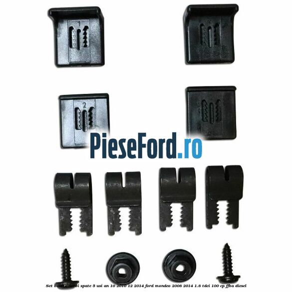 Set bavete noroi spate 5 usi an 10/2010-12/2014 Ford Mondeo 2008-2014 1.8 TDCi 100 cp FFBA diesel