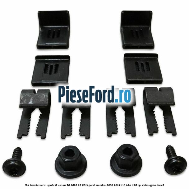 Set bavete noroi spate 5 usi an 10/2010-12/2014 Ford Mondeo 2008-2014 1.8 TDCi 125 cp Set bavete noroi spate 5 usi an 10/2010-12/2014 Ford Mondeo 2008-2014 1.8 TDCi 125 cp KHBA, QYBA diesel