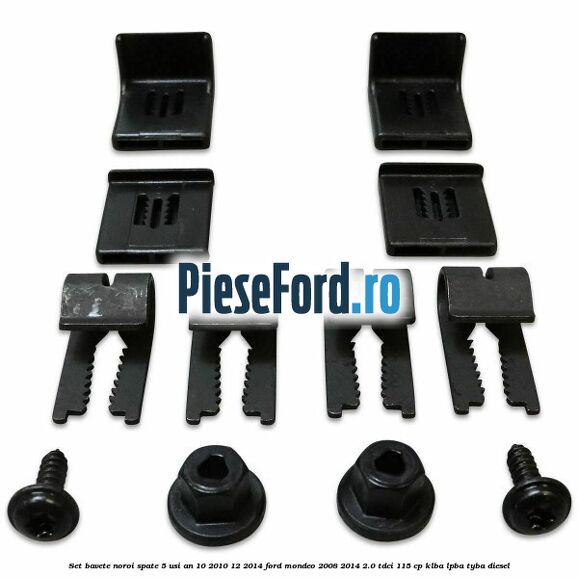 Set bavete noroi spate 5 usi an 10/2010-12/2014 Ford Mondeo 2008-2014 2.0 TDCi 115 cp Set bavete noroi spate 5 usi an 10/2010-12/2014 Ford Mondeo 2008-2014 2.0 TDCi 115 cp KLBA, LPBA, TYBA diesel