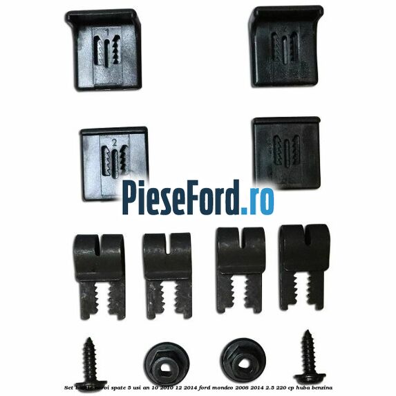 Set bavete noroi spate 5 usi an 10/2010-12/2014 Ford Mondeo 2008-2014 2.5 220 cp HUBA benzina