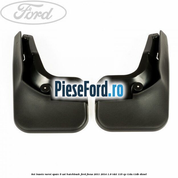 Set bavete noroi spate 5 usi hatchback Ford Focus 2011-2014 1.6 TDCi 115 cp T1DA, T1DB diesel