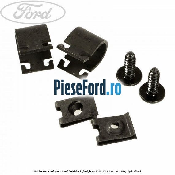 Set bavete noroi spate 5 usi hatchback Ford Focus 2011-2014 2.0 TDCi 115 cp TYDA diesel