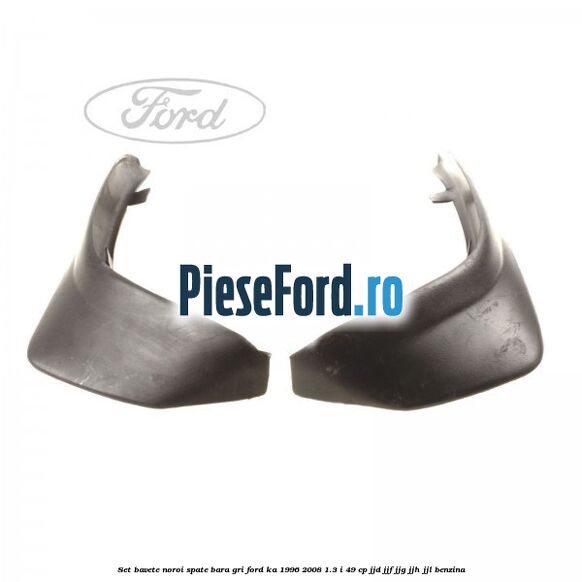 Set bavete noroi spate bara gri Ford Ka 1996-2008 1.3 i 49 cp JJD, JJF, JJG, JJH, JJL benzina