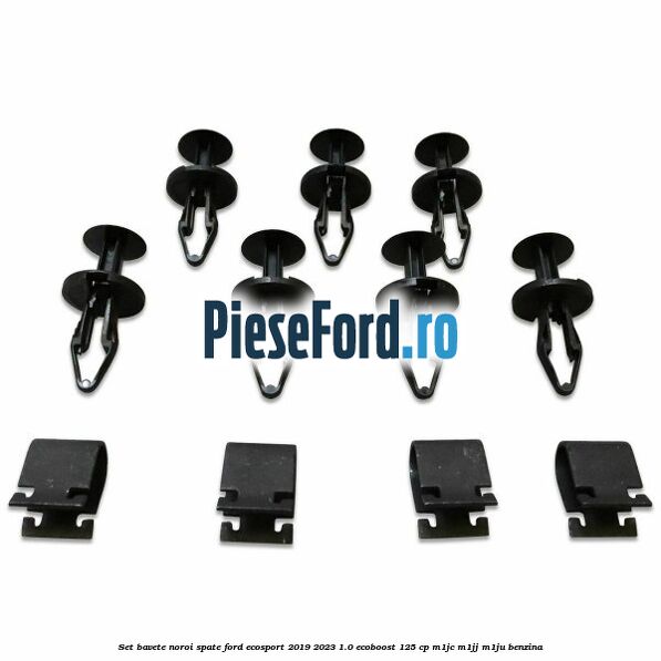 Set bavete noroi spate Ford EcoSport 2019-2023 1.0 EcoBoost 125 cp M1JC, M1JJ, M1JU benzina