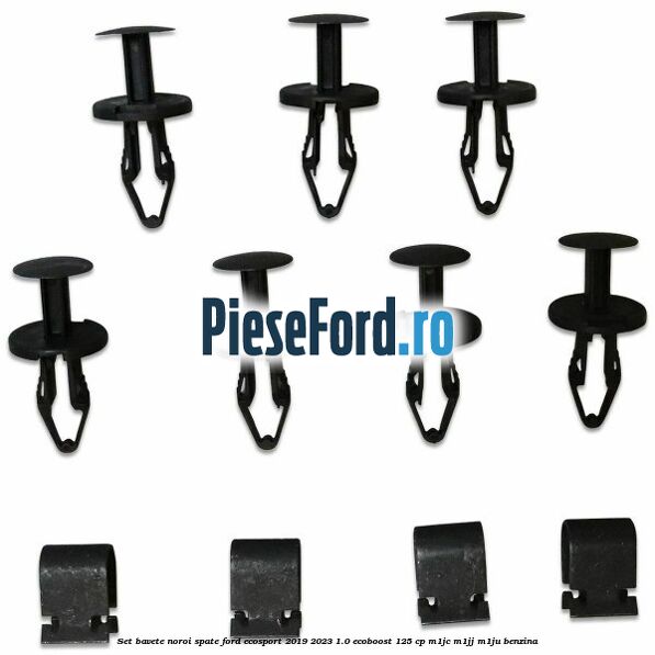 Set bavete noroi spate Ford EcoSport 2019-2023 1.0 EcoBoost 125 cp M1JC, M1JJ, M1JU benzina