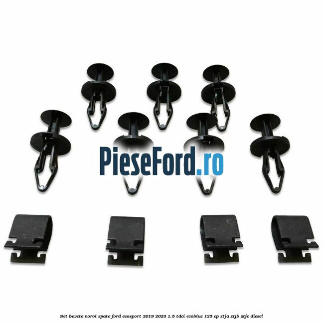 Set bavete noroi spate Ford EcoSport 2019-2023 1.5 TDCi EcoBlue 125 cp ZTJA, ZTJB, ZTJC diesel