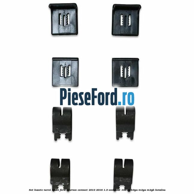 Set bavete noroi spate Ford Tourneo Connect 2013-2018 1.0 EcoBoost 100 cp B3GA, M2GA, M2GB benzina