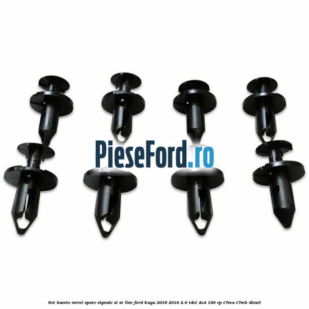 Set bavete noroi spate Vignale si ST-line Ford Kuga 2016-2018 2.0 TDCi 4x4 150 cp T7MA, T7MB diesel