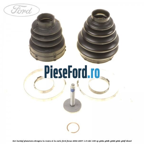 Set burduf planetara dreapta la roata si la cutie Ford Focus 2004-2007 1.6 TDCi 109 cp G8DA, G8DB, G8DD, G8DE, G8DF diesel