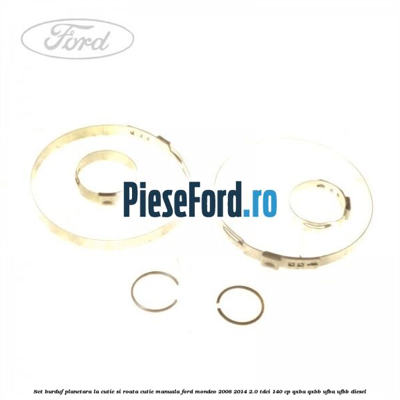 Set burduf planetara la cutie si roata cutie manuala Ford Mondeo 2008-2014 2.0 TDCi 140 cp QXBA, QXBB, UFBA, UFBB diesel