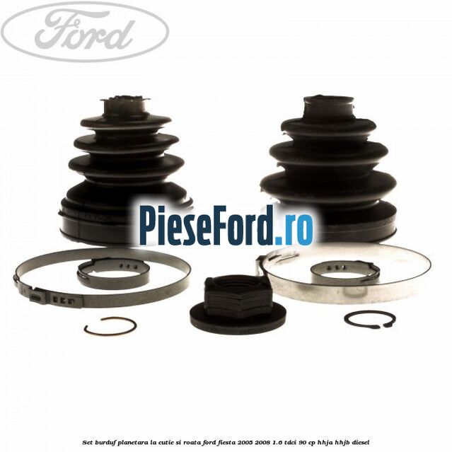 Set burduf planetara la cutie si roata Ford Fiesta 2005-2008 1.6 TDCi 90 cp HHJA, HHJB diesel