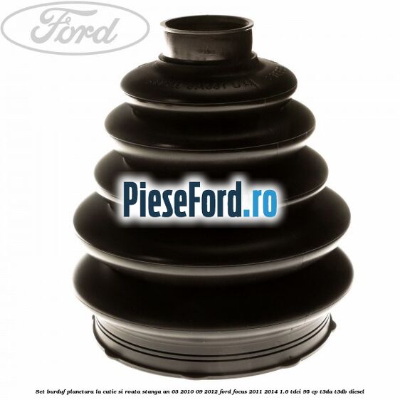 Set burduf planetara la cutie si roata stanga an 03/2010-09/2012 Ford Focus 2011-2014 1.6 TDCi 95 cp T3DA, T3DB diesel