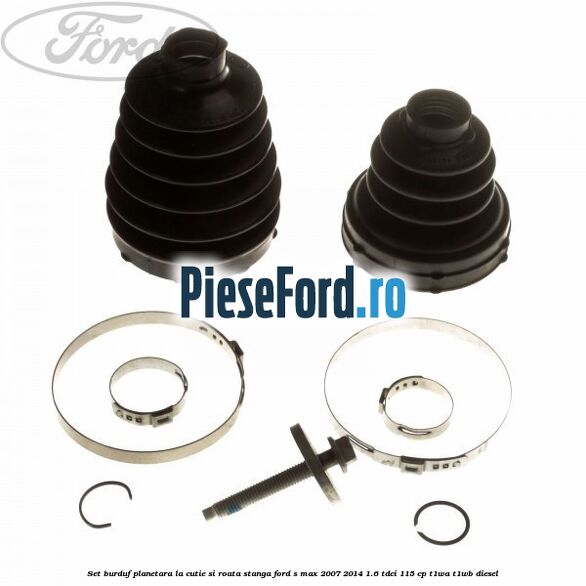 Set burduf planetara la cutie si roata stanga Ford S-Max 2007-2014 1.6 TDCi 115 cp T1WA, T1WB diesel
